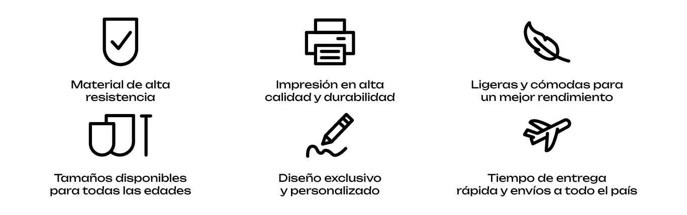 Nuestras catacterísticas